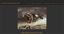 Desktop Screenshot of johnpetersonart.com